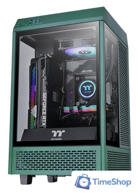 Корпус Thermaltake The Tower 100 Mini Racing Green CA-1R3-00SCWN-00 - Изображение №1 — Интернет-магазин Time-Shop