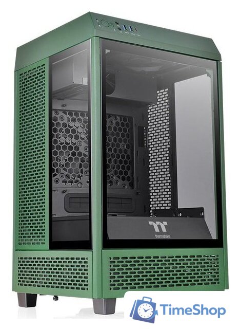 Корпус Thermaltake The Tower 100 Mini Racing Green CA-1R3-00SCWN-00 - Изображение №5 — Интернет-магазин Time-Shop