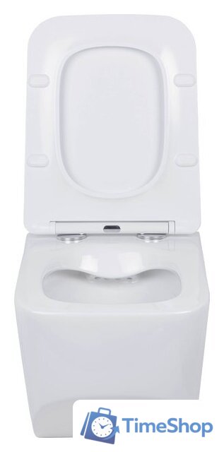 Унитаз подвесной Roxen Boro в комплекте с инсталляцией StounFix Dual Fresh 6 в 1 577353 (кнопка: белый глянец) - Изображение №8 — Интернет-магазин Time-Shop