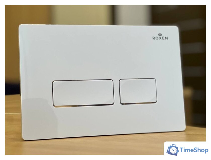 Унитаз подвесной Roxen Boro в комплекте с инсталляцией StounFix Dual Fresh 6 в 1 577353 (кнопка: белый глянец) - Изображение №9 — Интернет-магазин Time-Shop
