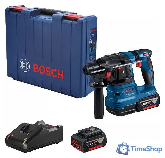 Перфоратор Bosch GBH 185-LI Professional 0611924021 (с 2-мя АКБ, кейс) - Изображение №1 — Интернет-магазин Time-Shop