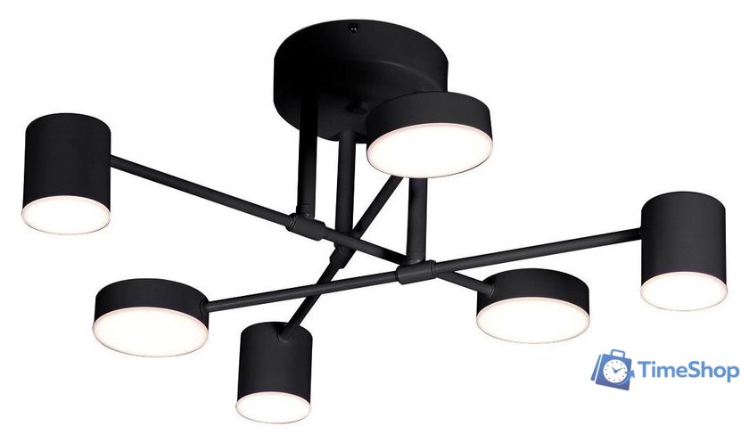 Люстра средней высоты Kinklight Мекли 07649-6D.19 (черный) - Изображение №1 — Интернет-магазин Time-Shop