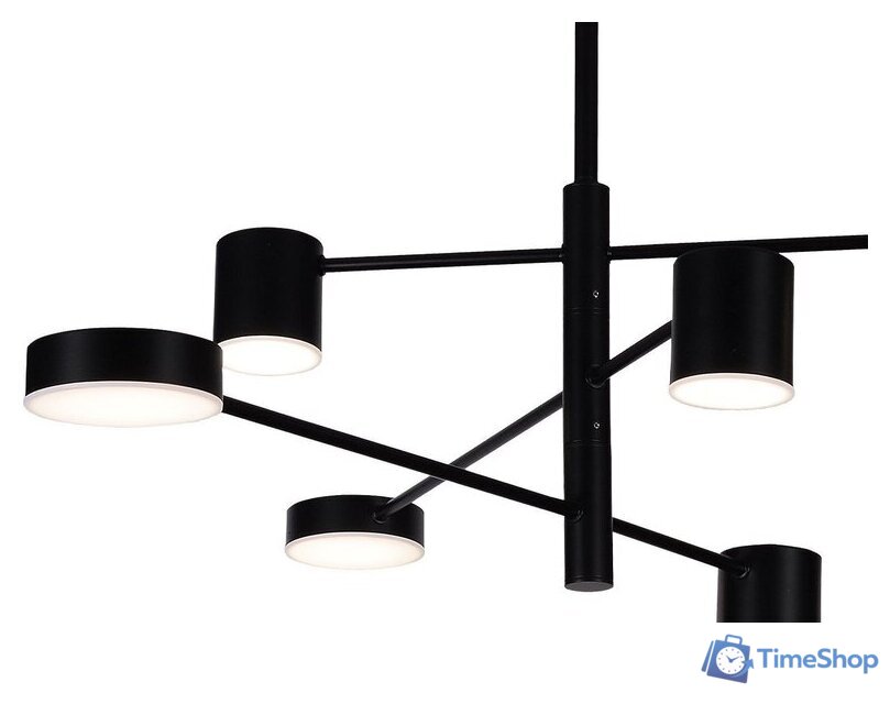 Люстра средней высоты Kinklight Мекли 07649-6D.19 (черный) - Изображение №2 — Интернет-магазин Time-Shop