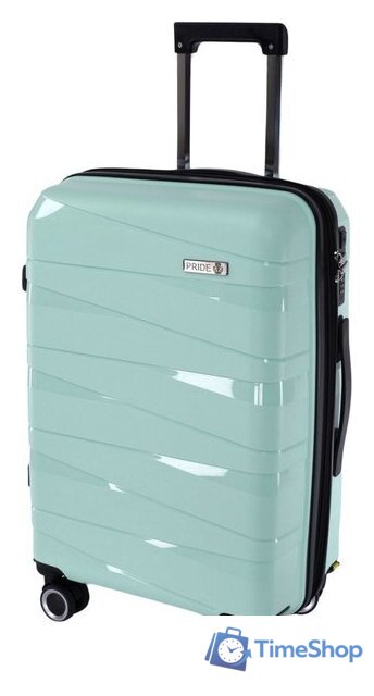 Чемодан-спиннер Pride РР-201 (L, мятный) - Изображение №2 — Интернет-магазин Time-Shop