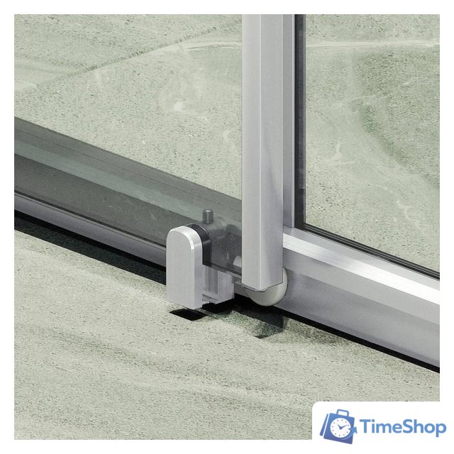 Душевая дверь MaybahGlass 195x150 MGD-1277-5 (бесцветное стекло/хром матовый) - Изображение №3 — Интернет-магазин Time-Shop