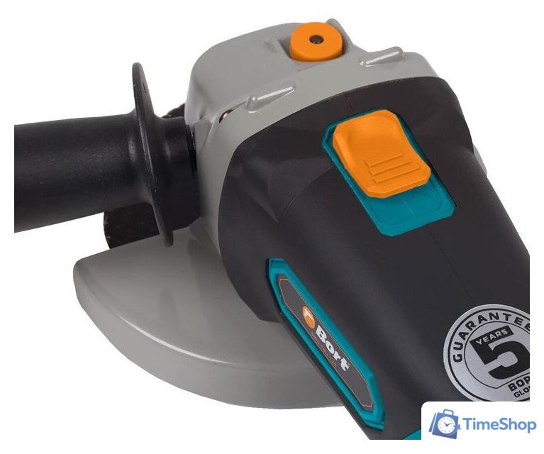 Угловая шлифмашина Bort BWS-18Li-125 (с 2-мя АКБ) - Изображение №3 — Интернет-магазин Time-Shop