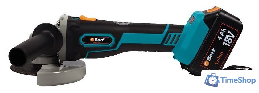 Угловая шлифмашина Bort BWS-18Li-125 (с 2-мя АКБ) - Изображение №8 — Интернет-магазин Time-Shop