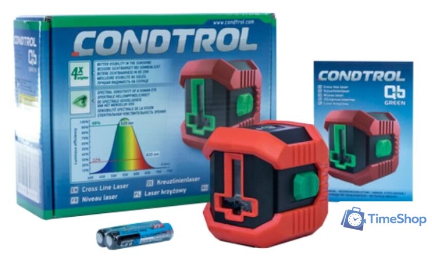 Лазерный нивелир Condtrol QB Green - Изображение №3 — Интернет-магазин Time-Shop