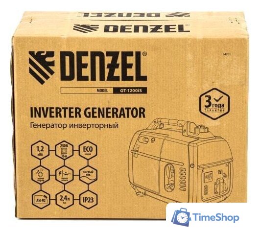 Бензиновый генератор Denzel GT-1200iS - Изображение №12 — Интернет-магазин Time-Shop