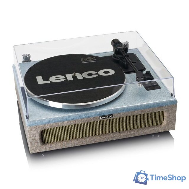 Виниловый проигрыватель Lenco LS-440 (серый/голубой) - Изображение №8 — Интернет-магазин Time-Shop