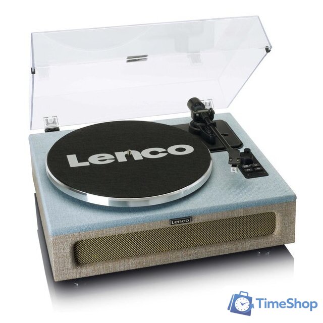 Виниловый проигрыватель Lenco LS-440 (серый/голубой) - Изображение №12 — Интернет-магазин Time-Shop
