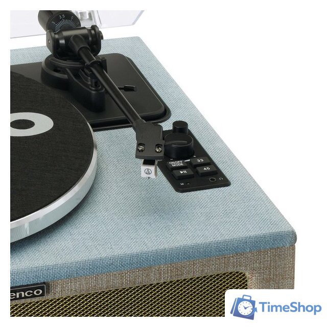 Виниловый проигрыватель Lenco LS-440 (серый/голубой) - Изображение №9 — Интернет-магазин Time-Shop