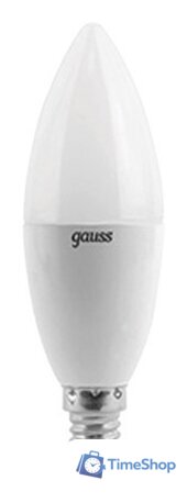 Светодиодная лампочка Gauss E14 6.5 Вт 3000 К 103101107 - Изображение №1 — Интернет-магазин Time-Shop