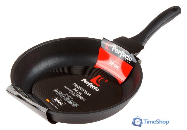 Сковорода Perfecto Linea Black Induction 55-281013 - Изображение №1 — Интернет-магазин Time-Shop