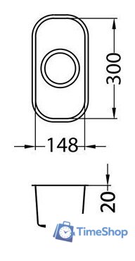 Кухонная мойка Alveus Variant 110 [1079965] - Изображение №2 — Интернет-магазин Time-Shop
