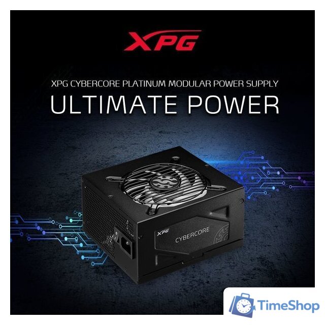Блок питания ADATA XPG CyberCore 1300W 80+ CYBERCORE1300P-BKCEU - Изображение №2 — Интернет-магазин Time-Shop