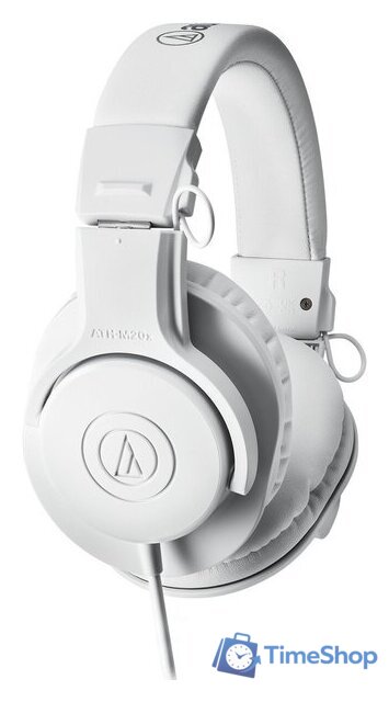 Наушники Audio-Technica ATH-M20x (белый) - Изображение №1 — Интернет-магазин Time-Shop