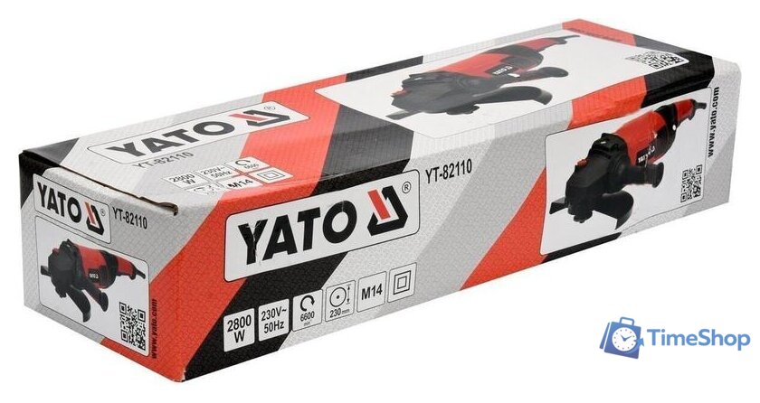 Угловая шлифмашина Yato YT-82110 - Изображение №3 — Интернет-магазин Time-Shop