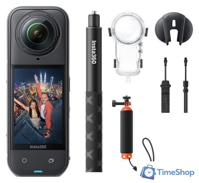 Экшен-камера Insta360 X5 Invisible Diving Pack (черный) - Изображение №1 — Интернет-магазин Time-Shop