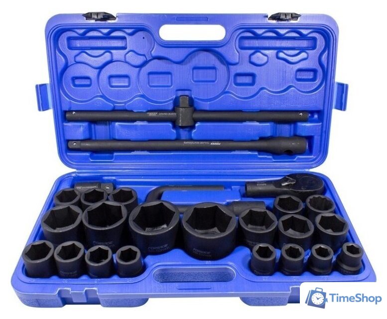 Набор трещотка с головками FORSAGE F-68262-5 MPB (26 предметов) - Изображение №2 — Интернет-магазин Time-Shop