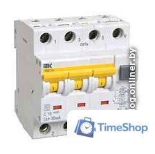 Дифференциальный автомат IEK АВДТ 34 C16 30мА MAD22-6-016-C-30 - Изображение №1 — Интернет-магазин Time-Shop