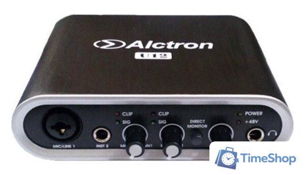 Аудиоинтерфейс Alctron U12 (черный) - Изображение №4 — Интернет-магазин Time-Shop