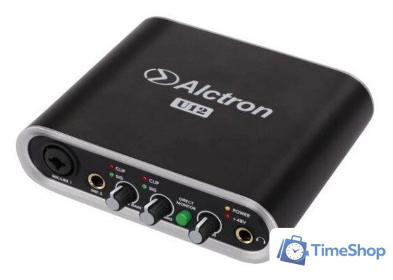 Аудиоинтерфейс Alctron U12 (черный) - Изображение №2 — Интернет-магазин Time-Shop