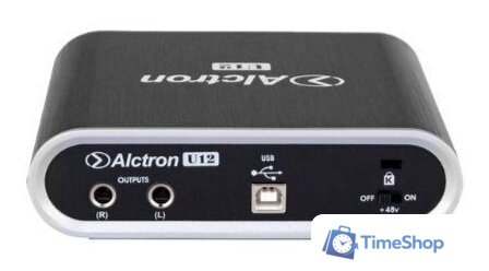 Аудиоинтерфейс Alctron U12 (черный) - Изображение №3 — Интернет-магазин Time-Shop