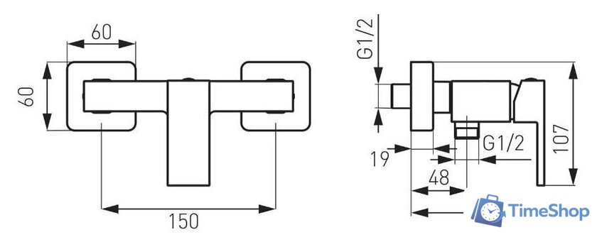 Смеситель Ferro Zicco BZI7BL - Изображение №2 — Интернет-магазин Time-Shop