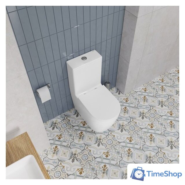 Унитаз напольный Lauter Vortex 2110022VF + гигиенический душ Glow 21LT0222BM - Изображение №14 — Интернет-магазин Time-Shop