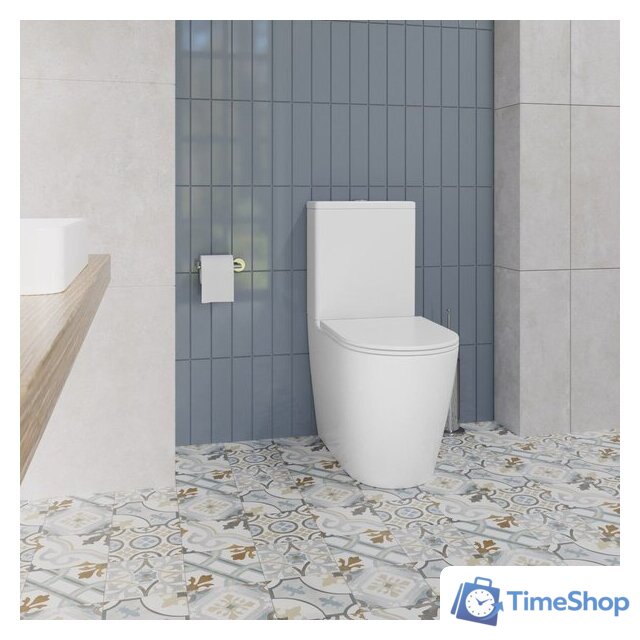 Унитаз напольный Lauter Vortex 2110022VF + гигиенический душ Glow 21LT0222BM - Изображение №15 — Интернет-магазин Time-Shop