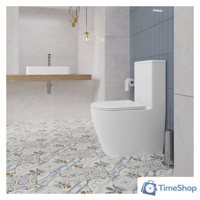 Унитаз напольный Lauter Vortex 2110022VF + гигиенический душ Glow 21LT0222BM - Изображение №16 — Интернет-магазин Time-Shop