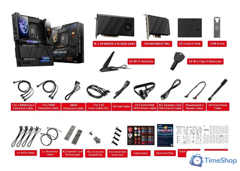 Материнская плата MSI MEG Z890 Godlike - Изображение №2 — Интернет-магазин Time-Shop