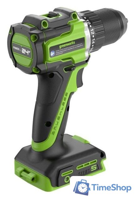 Дрель-шуруповерт Greenworks DD560 3708407CUC (с 2-мя АКБ) - Изображение №7 — Интернет-магазин Time-Shop