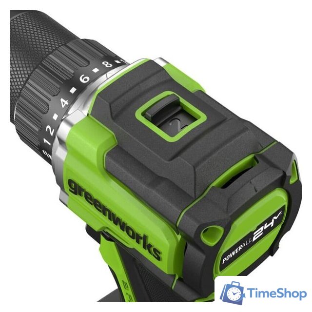 Дрель-шуруповерт Greenworks DD560 3708407CUC (с 2-мя АКБ) - Изображение №2 — Интернет-магазин Time-Shop