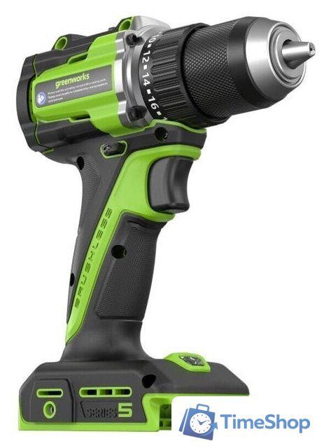 Дрель-шуруповерт Greenworks DD560 3708407CUC (с 2-мя АКБ) - Изображение №13 — Интернет-магазин Time-Shop
