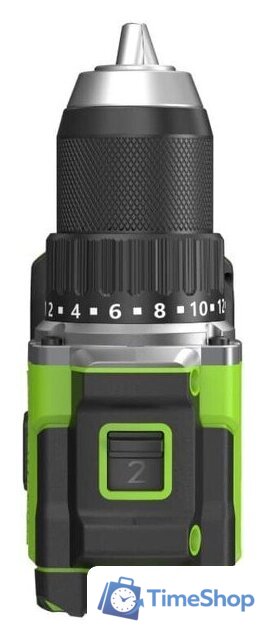 Дрель-шуруповерт Greenworks DD560 3708407CUC (с 2-мя АКБ) - Изображение №3 — Интернет-магазин Time-Shop