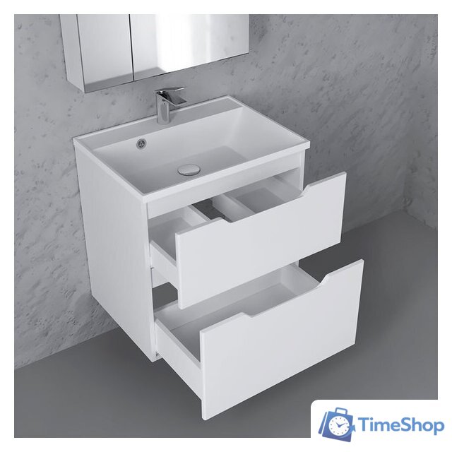  Raval Тумба под умывальник Wector 60 Wct.01.60/P/W/MD - Изображение №6 — Интернет-магазин Time-Shop