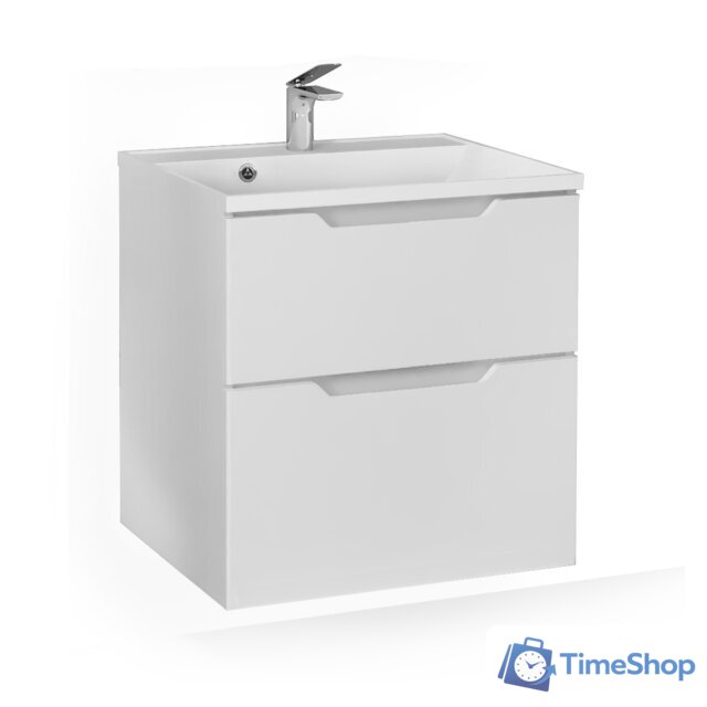  Raval Тумба под умывальник Wector 60 Wct.01.60/P/W/MD - Изображение №1 — Интернет-магазин Time-Shop