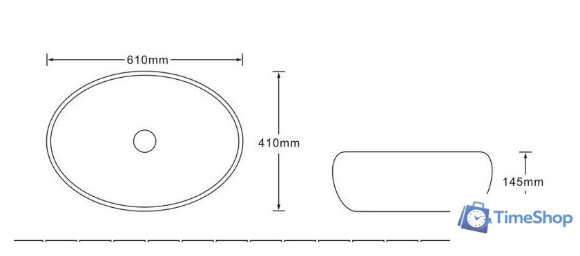 Умывальник SantiLine SL-7030 - Изображение №2 — Интернет-магазин Time-Shop