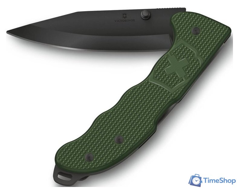 Складной нож Victorinox Evoke BS Alox 0.9425.DS24 (зеленый) - Изображение №1 — Интернет-магазин Time-Shop