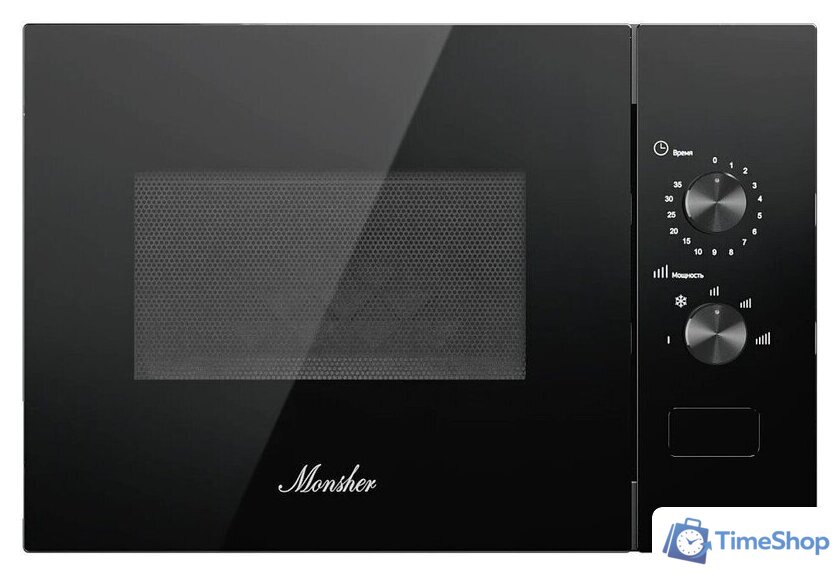 Микроволновая печь Monsher MMH 1015 Noir - Изображение №1 — Интернет-магазин Time-Shop