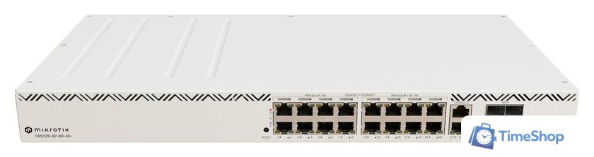 Управляемый коммутатор 3-го уровня Mikrotik CRS320-8P-8B-4S+RM - Изображение №1 — Интернет-магазин Time-Shop