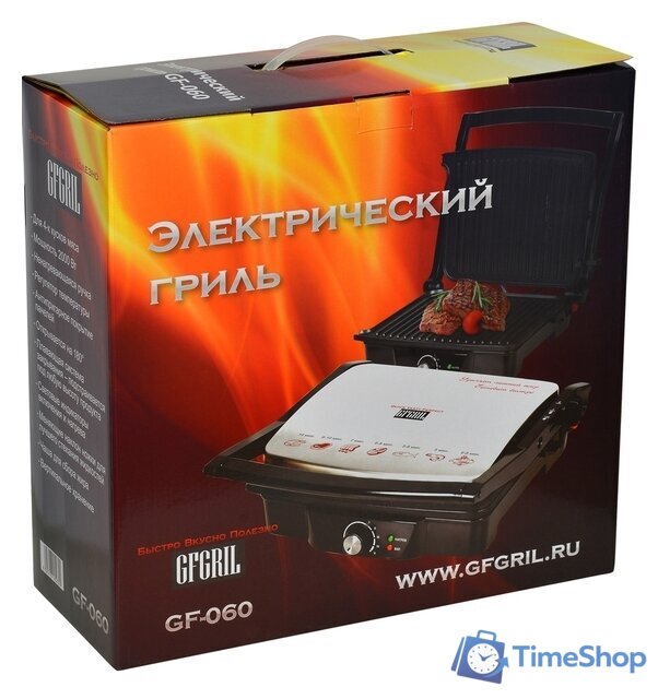 Электрогриль GFgril GF-060 - Изображение №13 — Интернет-магазин Time-Shop