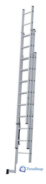 Лестница-стремянка Новая высота NV 123 алюминиевая трёхсекционная 3x10 ступеней - Изображение №9 — Интернет-магазин Time-Shop
