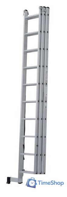 Лестница-стремянка Новая высота NV 123 алюминиевая трёхсекционная 3x10 ступеней - Изображение №12 — Интернет-магазин Time-Shop