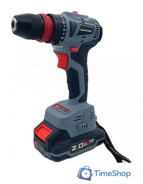 Дрель-шуруповерт Profipower MKBL-18BM (с 2-мя АКБ, кейс) - Изображение №1 — Интернет-магазин Time-Shop