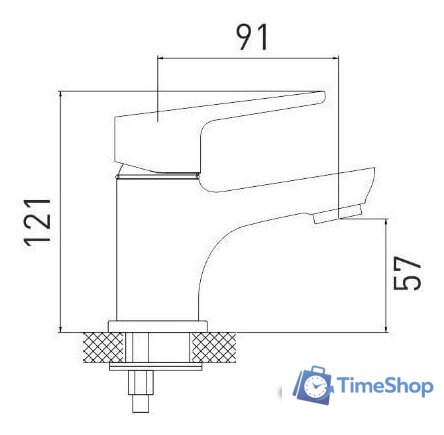 Смеситель Gross Aqua Vista 6255267С - Изображение №2 — Интернет-магазин Time-Shop