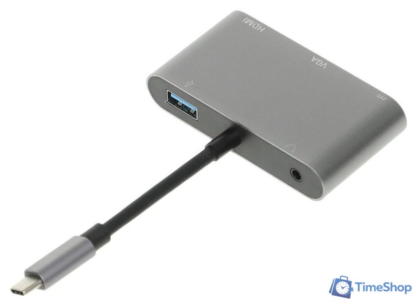 Адаптер Palmexx PX/HUB USBC-HDMI-VGA-USBC - Изображение №3 — Интернет-магазин Time-Shop