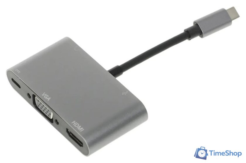 Адаптер Palmexx PX/HUB USBC-HDMI-VGA-USBC - Изображение №1 — Интернет-магазин Time-Shop